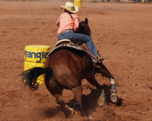 Utah Navajo Fair and Rodeo Barrel Racer