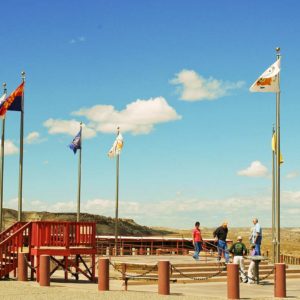 Flags at Four Corners Monument