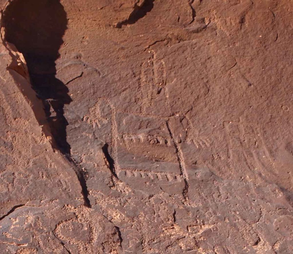 Sand-Island-Petroglyph San Juan Anthopomorph