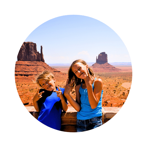 Kids at Monument Valley Tribal Park
